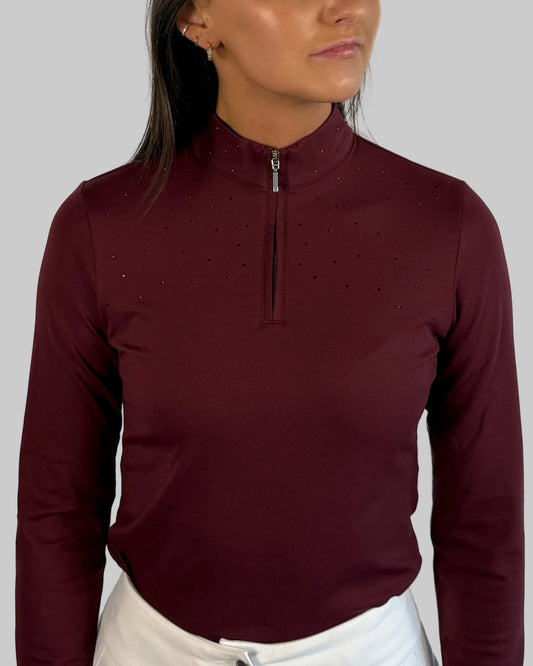 "Eclipse" Riding Top - Red Tint