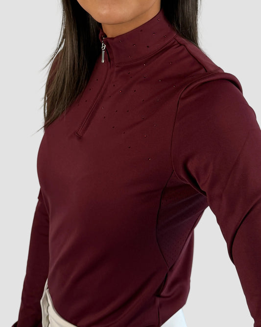 "Eclipse" Riding Top - Red Tint