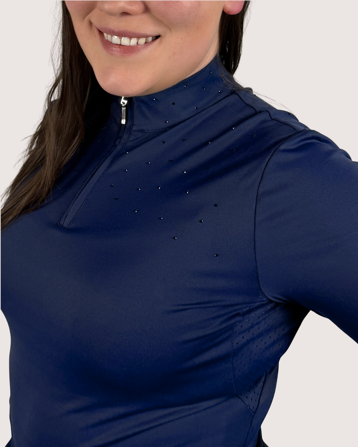 "Eclipse" Riding Top - Blue Tint