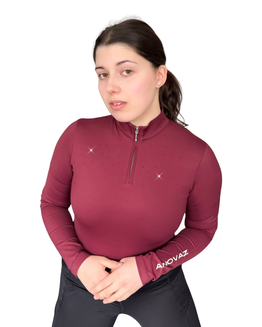 "Eclipse" Riding Top - Ruby Tint