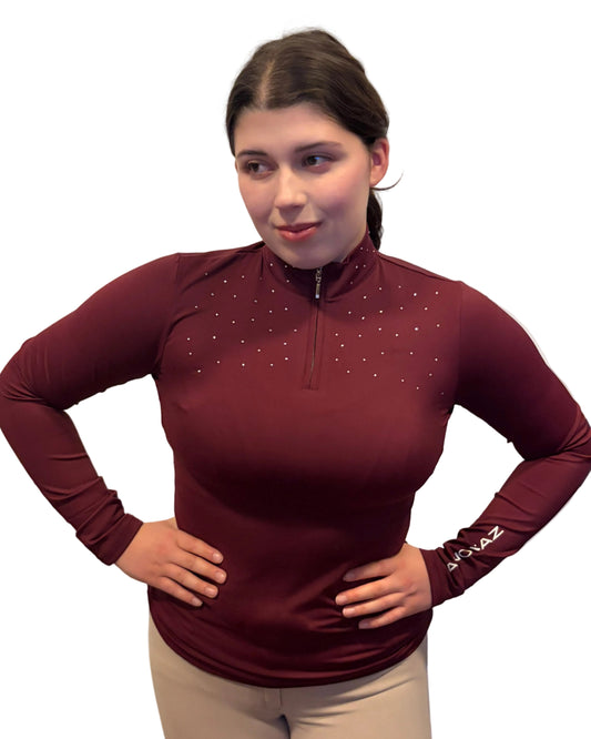 "Eclipse" Riding Top - Ruby