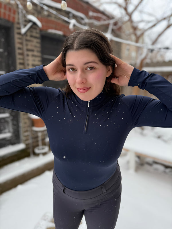 "Eclipse" Riding Top - Sapphire