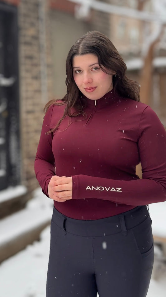 "Andromeda" Riding Top - Ruby