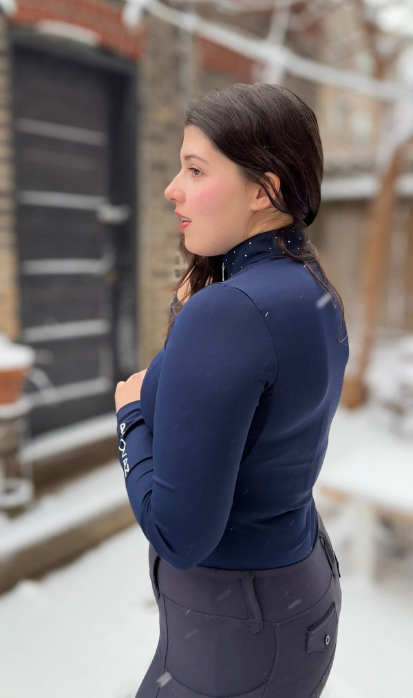 "Andromeda" Riding Top - Sapphire