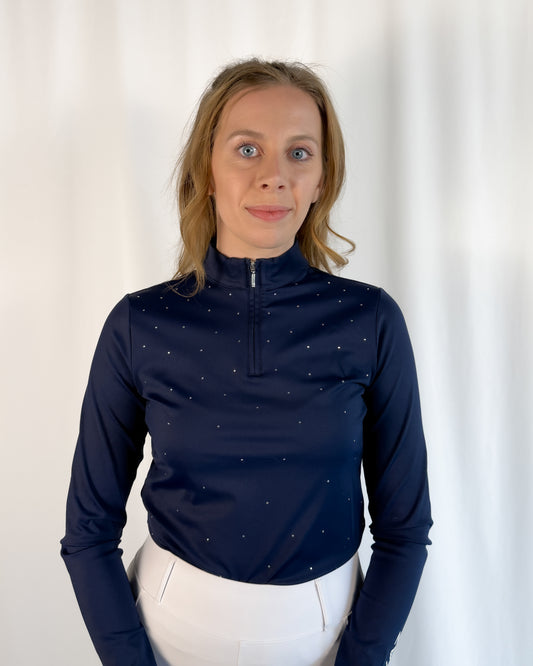"Constellation" Riding Top - Sapphire