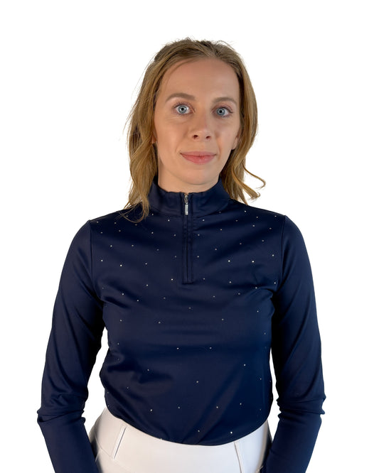 "Constellation" Riding Top - Sapphire