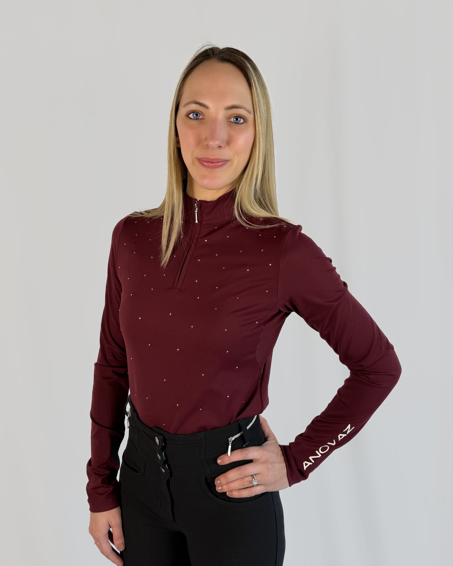 "Constellation" Riding Top - Red