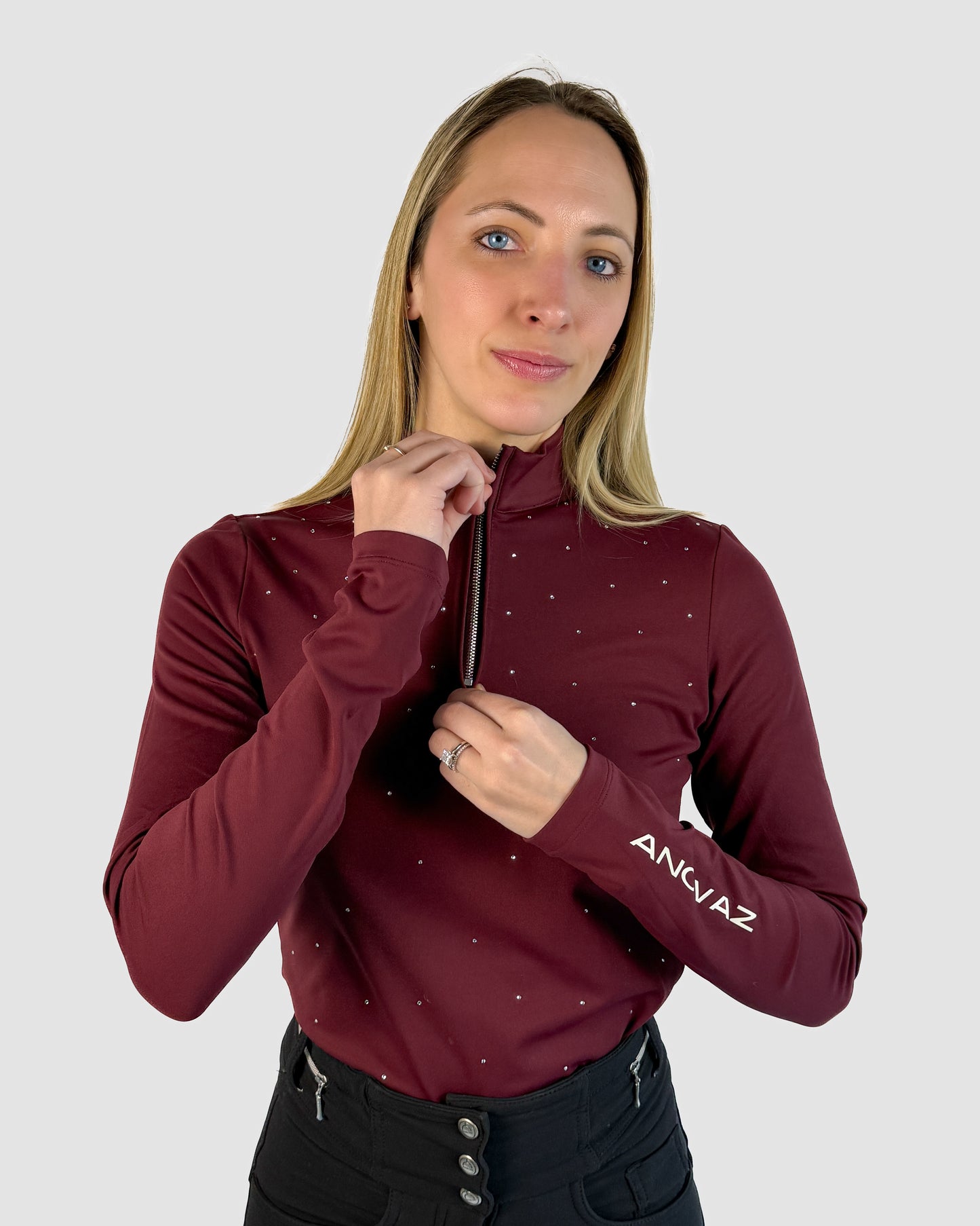 "Constellation" Riding Top - Red