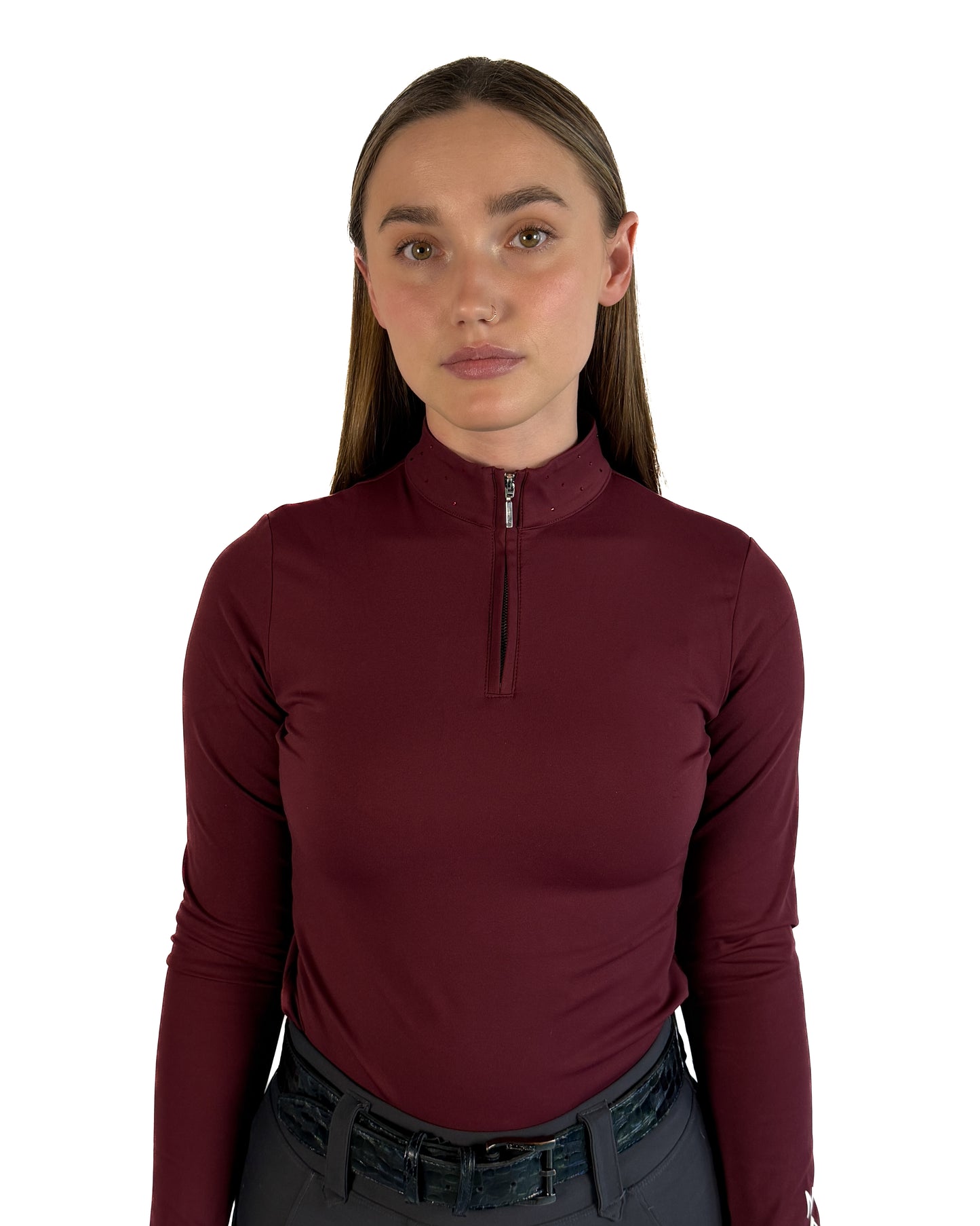 "Andromeda" Riding Top - Red Tint