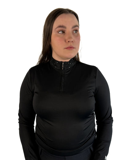 "Andromeda" Riding Top - Black