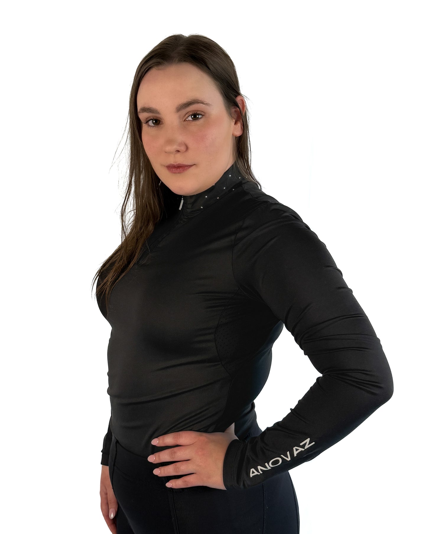 "Andromeda" Riding Top - Black