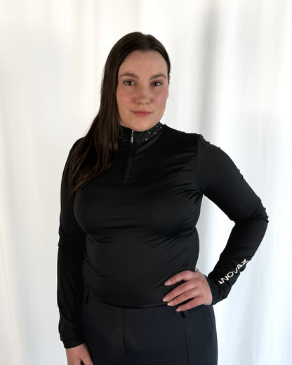 "Andromeda" Riding Top - Black