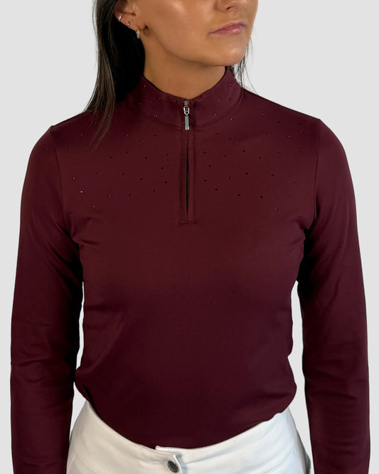 "Eclipse" Riding Top - Red Tint