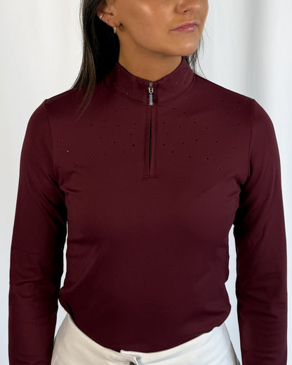 "Eclipse" Riding Top - Red Tint