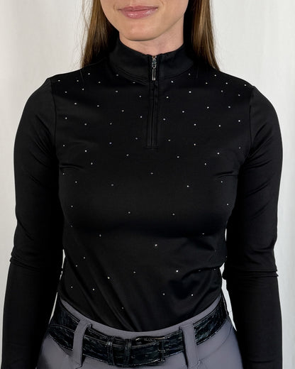 "Constellation" Riding Top - Black