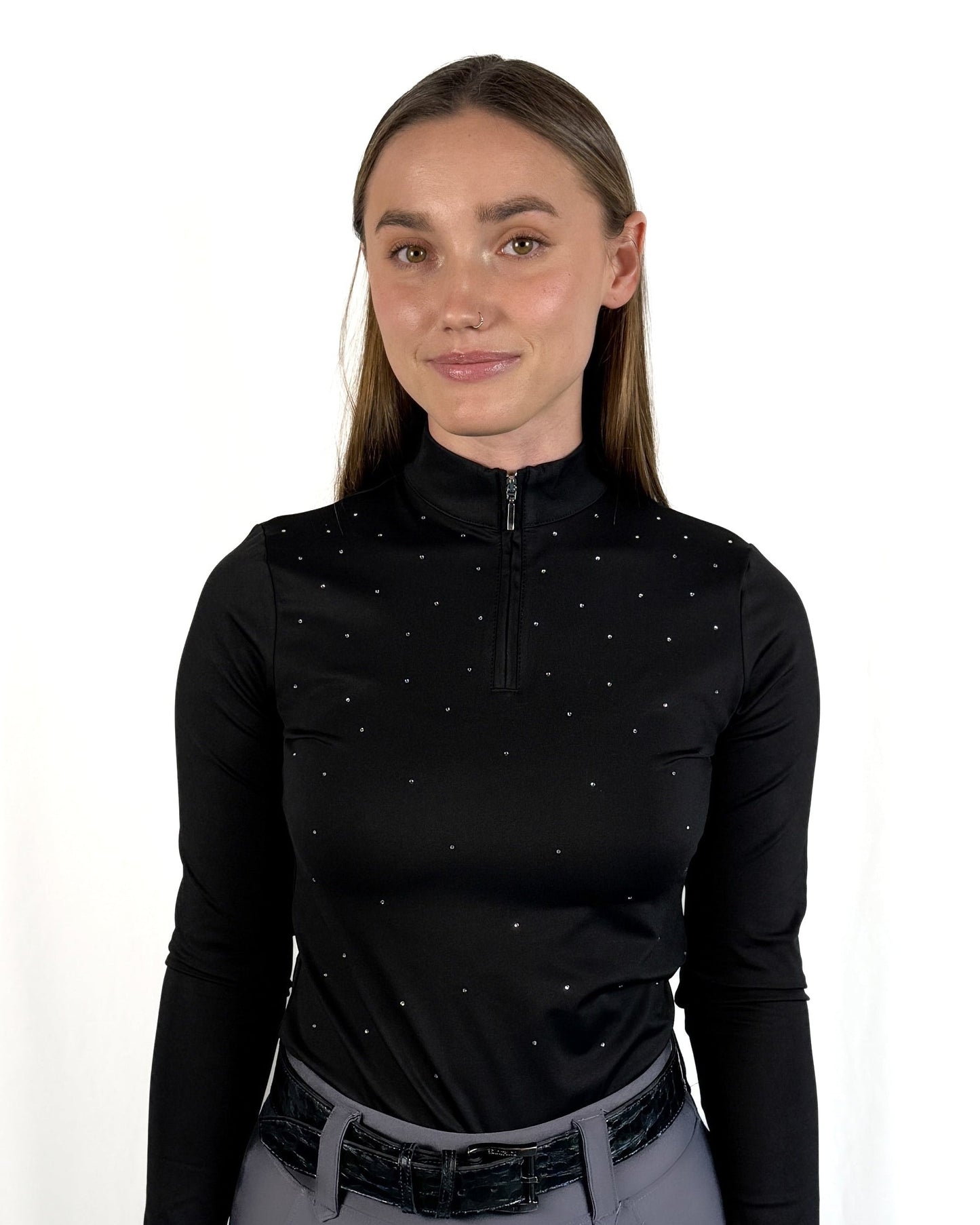 "Constellation" Riding Top - Black