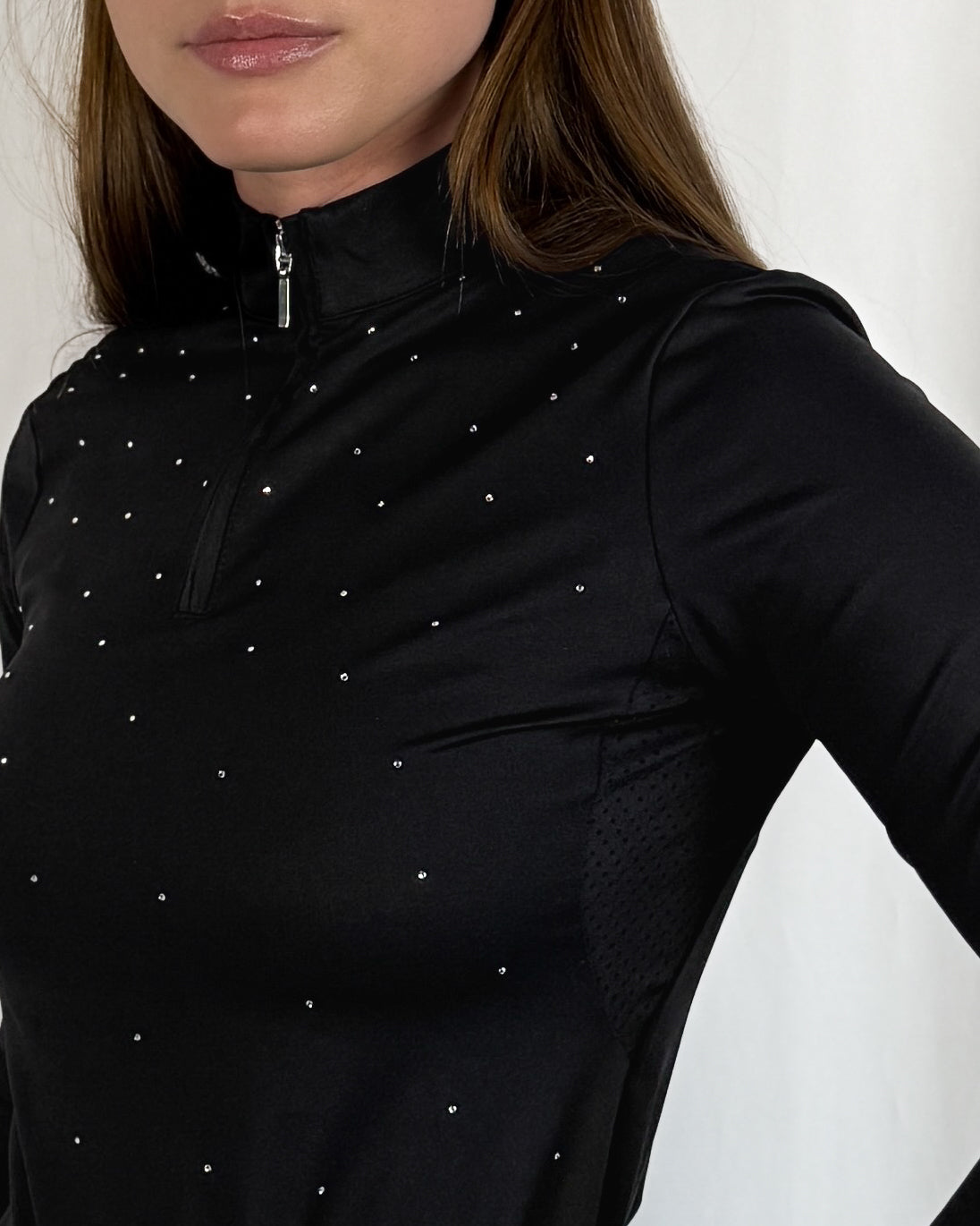 "Constellation" Riding Top - Black