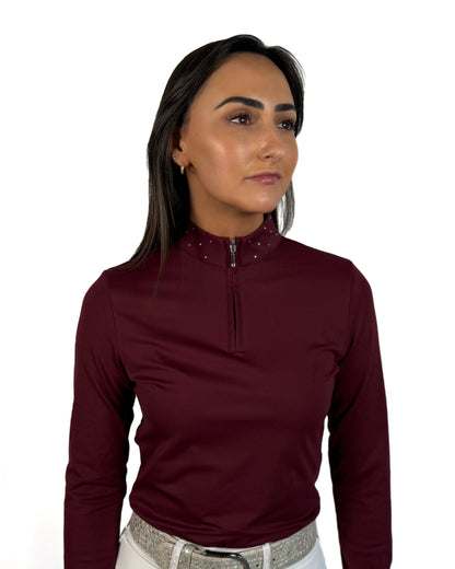 "Andromeda" Riding Top - Red