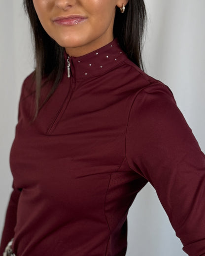 "Andromeda" Riding Top - Red