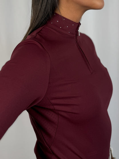 "Andromeda" Riding Top - Red