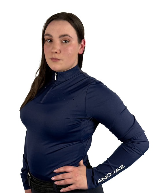 "Eclipse" Riding Top - Blue Tint