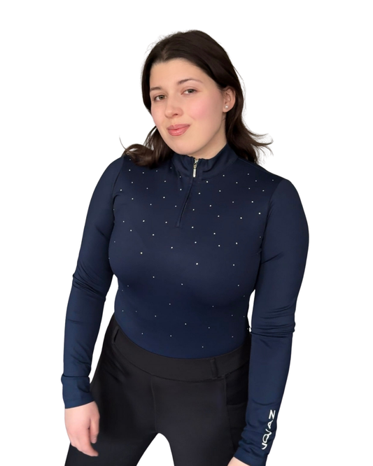"Constellation" Riding Top - Sapphire